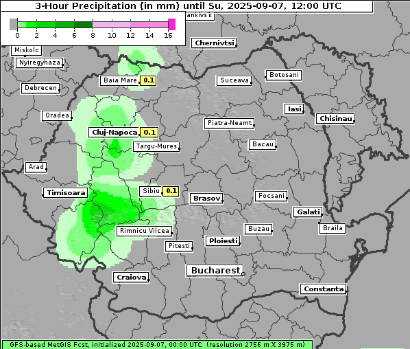 Niederschlag, 7. 9. 2025
