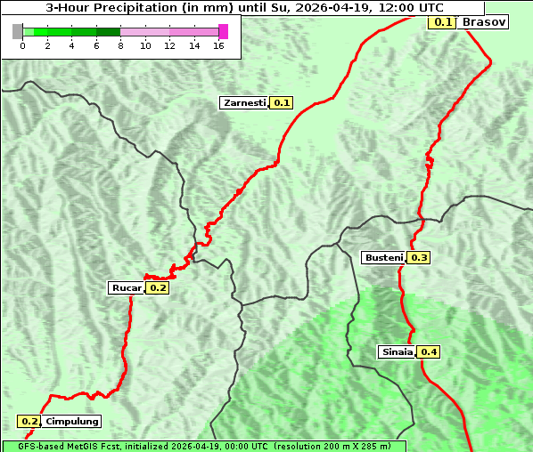 Niederschlag, 19. 4. 2026