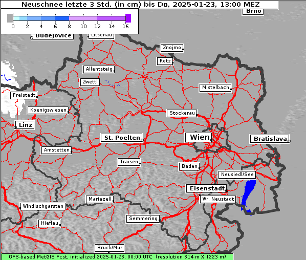 Neuschnee, 23. 1. 2025