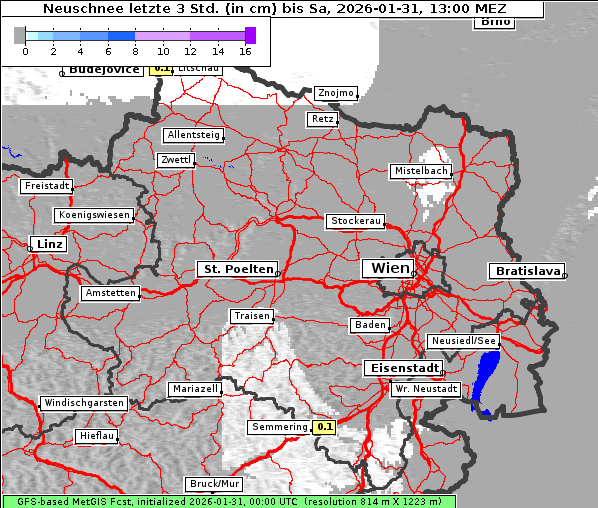 Neuschnee, 31. 1. 2026