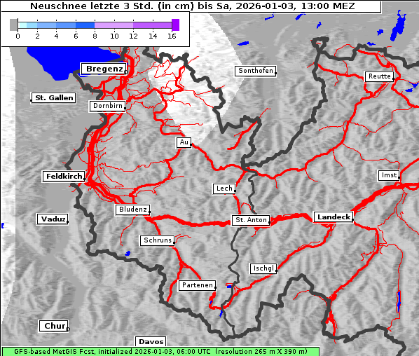 Neuschnee, 3. 1. 2026