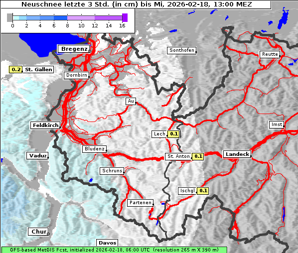 Neuschnee, 18. 2. 2026