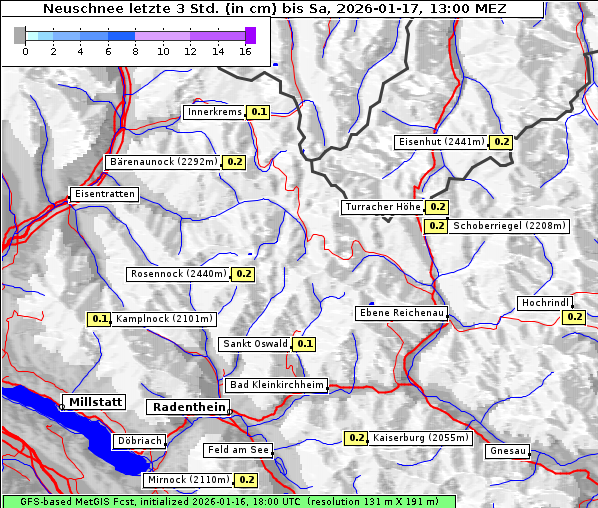 Neuschnee, 17. 1. 2026
