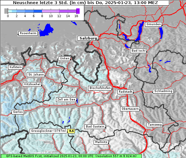 Neuschnee, 23. 1. 2025