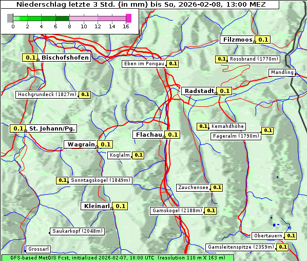 Niederschlag, 8. 2. 2026
