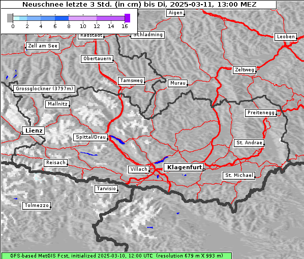 Neuschnee, 11. 3. 2025