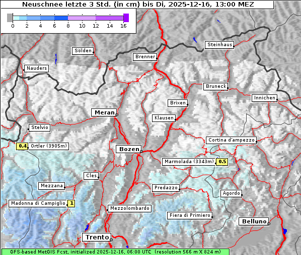 Neuschnee, 16. 12. 2025