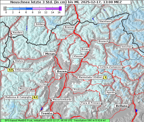 Neuschnee, 17. 12. 2025
