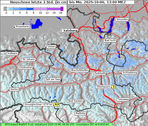 Neuschnee, 6. 10. 2025