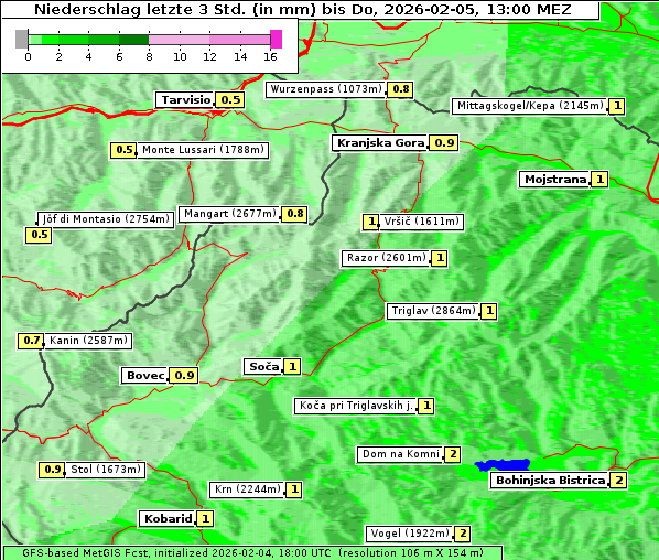 Niederschlag, 5. 2. 2026