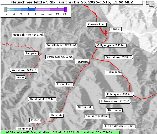 Neuschnee, 15. 2. 2026
