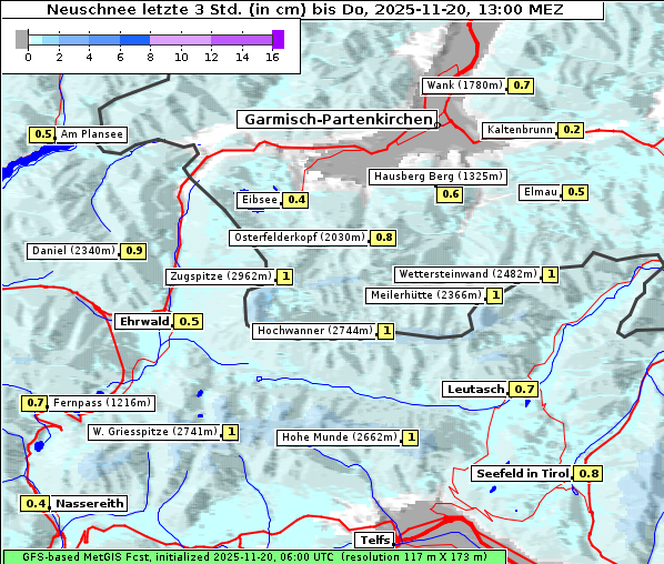 Neuschnee, 20. 11. 2025