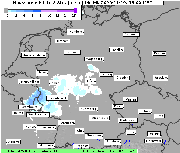 Neuschnee, 19. 11. 2025