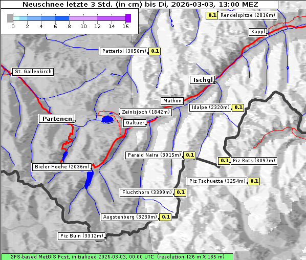 Neuschnee, 3. 3. 2026