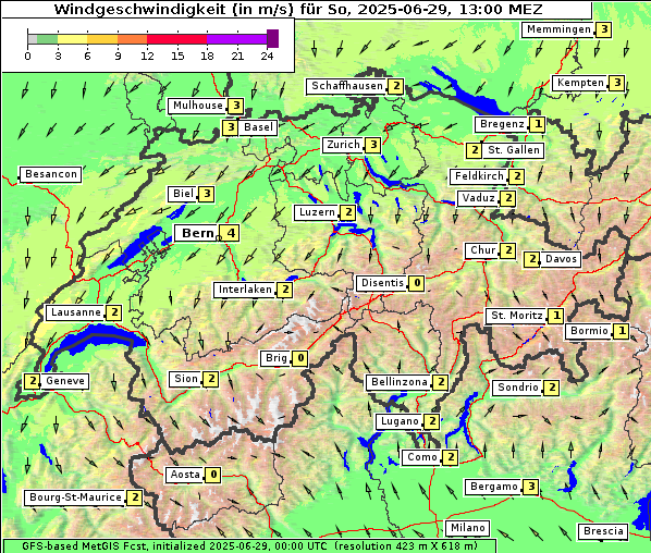 Wind, 29. 6. 2025