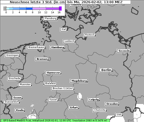Neuschnee, 2. 2. 2026
