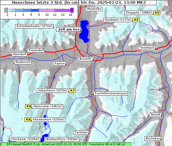 Neuschnee, 23. 1. 2025