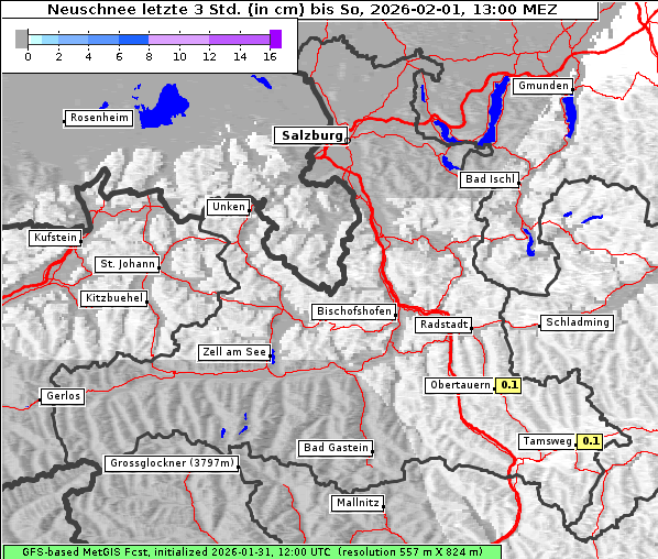 Neuschnee, 1. 2. 2026
