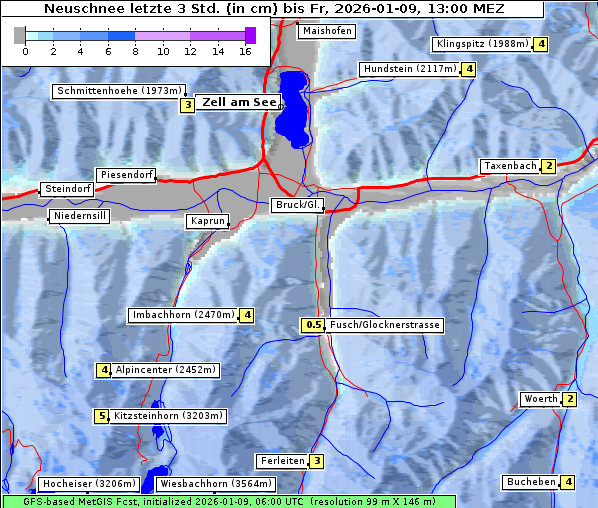 Neuschnee, 9. 1. 2026