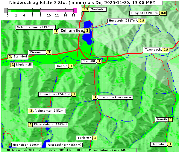Niederschlag, 20. 11. 2025