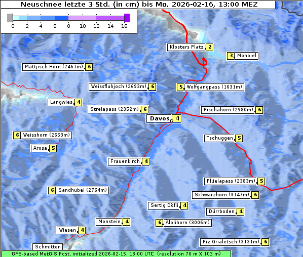 Neuschnee, 16. 2. 2026