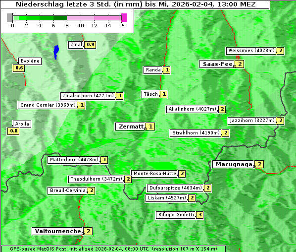 Niederschlag, 4. 2. 2026