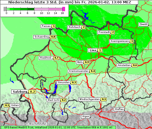 Niederschlag, 2. 1. 2026