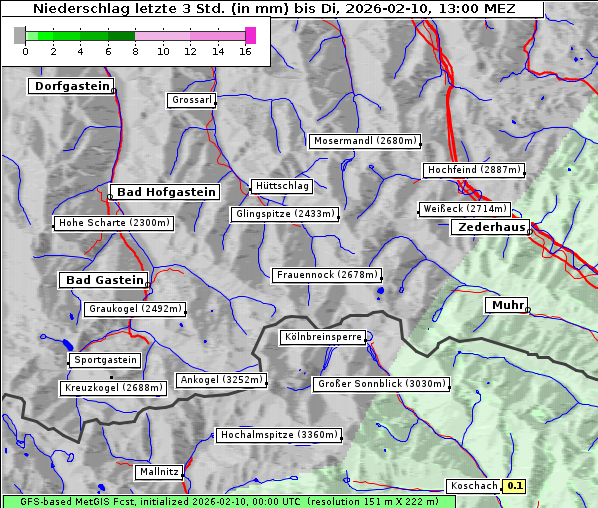 Niederschlag, 10. 2. 2026