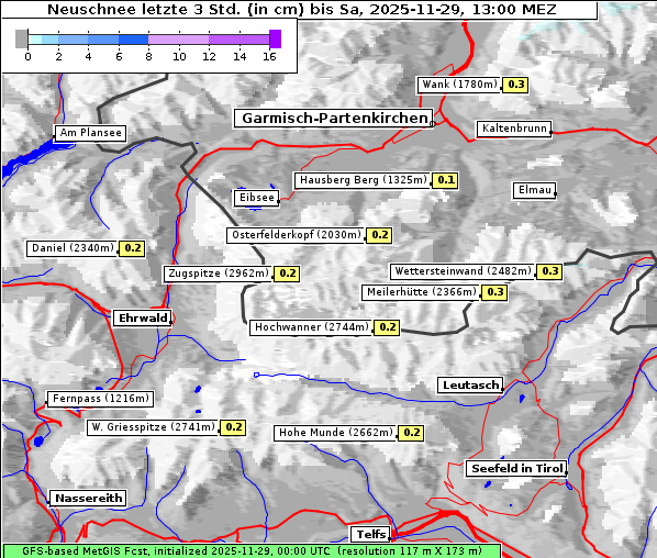 Neuschnee, 29. 11. 2025