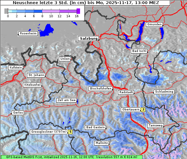 Neuschnee, 17. 11. 2025