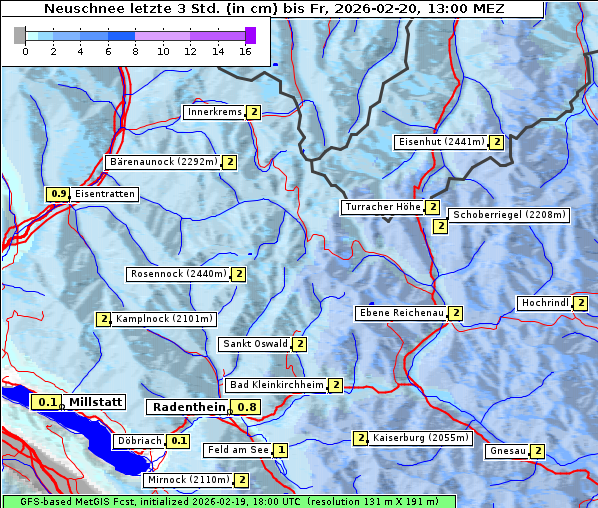 Neuschnee, 20. 2. 2026