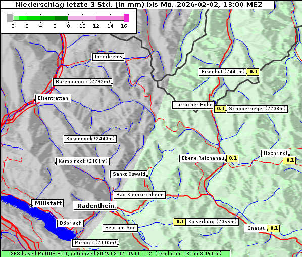 Niederschlag, 2. 2. 2026