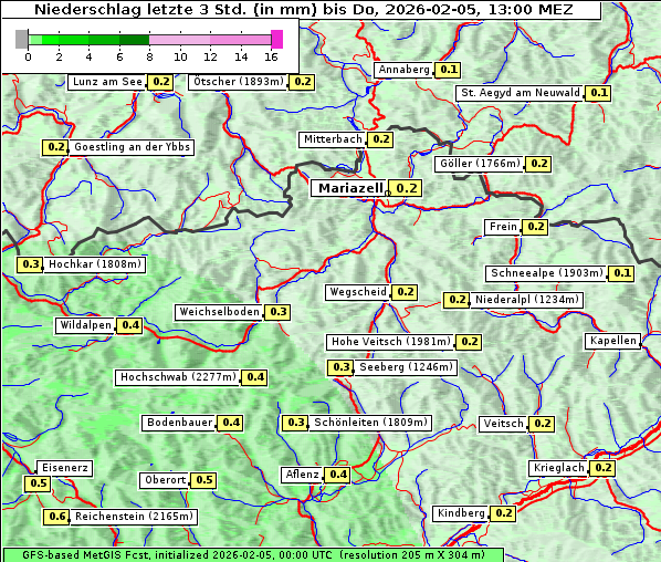 Niederschlag, 5. 2. 2026