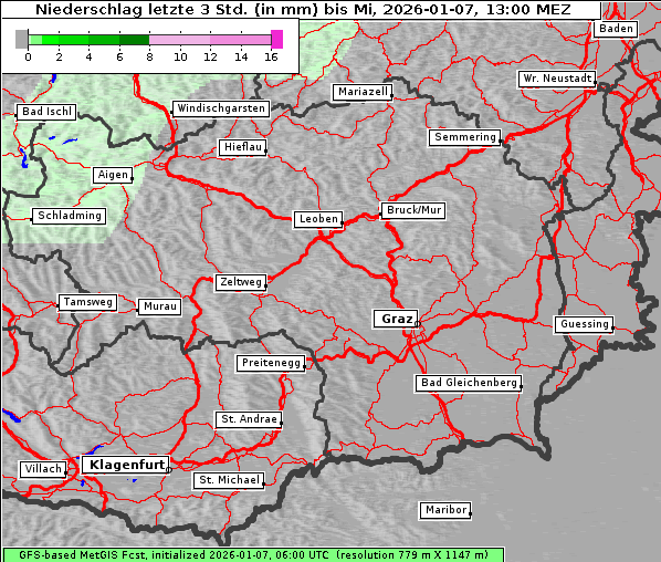 Niederschlag, 7. 1. 2026