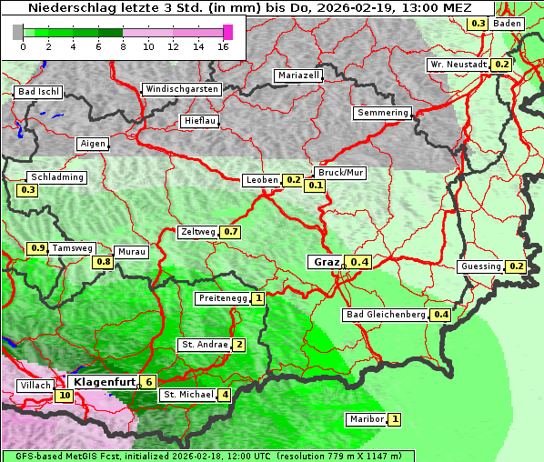 Niederschlag, 19. 2. 2026