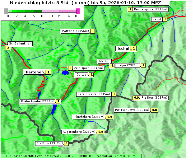 Niederschlag, 10. 1. 2026