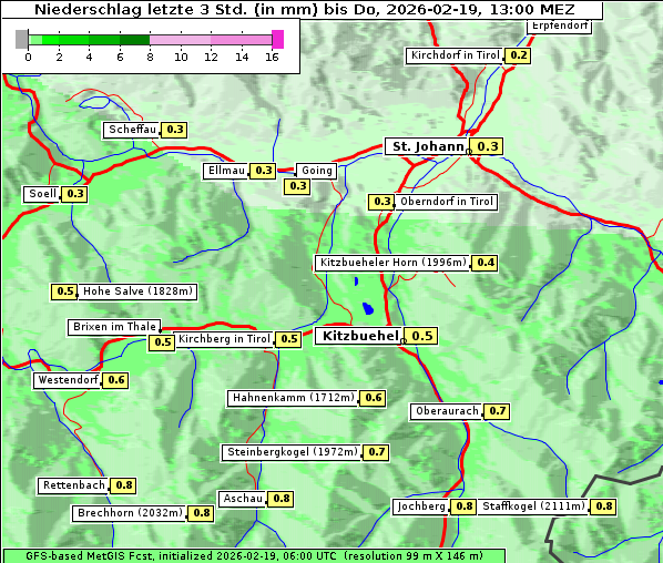 Niederschlag, 19. 2. 2026