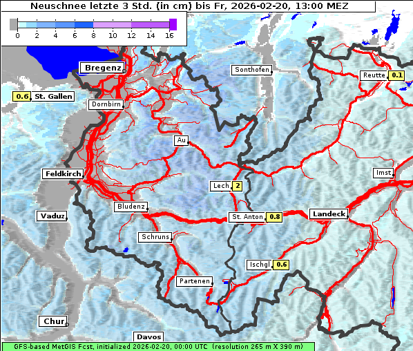 Neuschnee, 20. 2. 2026