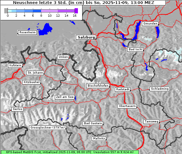 Neuschnee, 9. 11. 2025