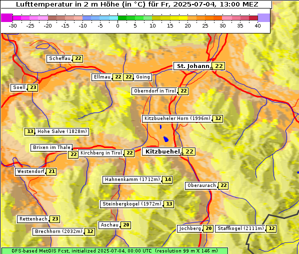 Temperatur, 4. 7. 2025