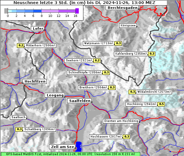 Neuschnee, 26. 11. 2024