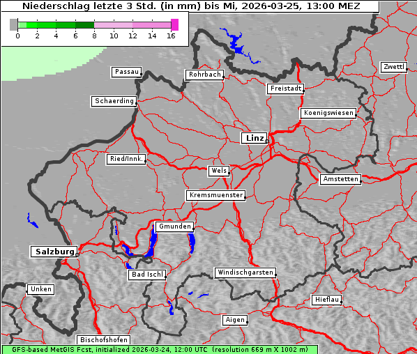 Niederschlag, 25. 3. 2026