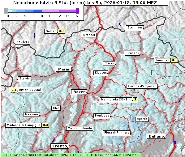 Neuschnee, 18. 1. 2026