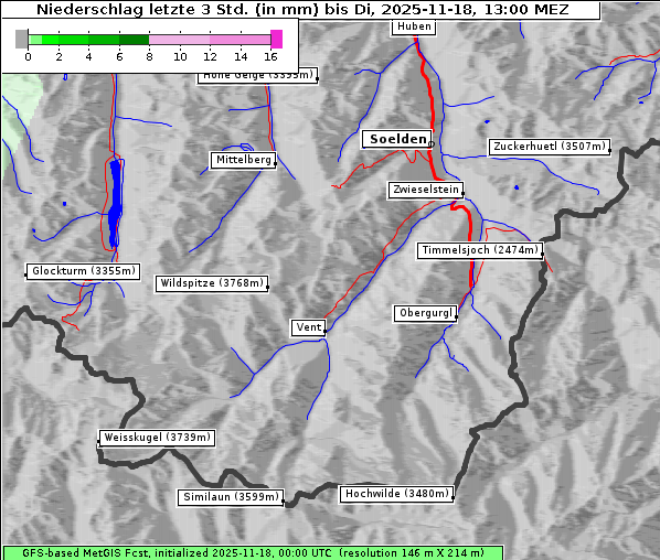 Niederschlag, 18. 11. 2025