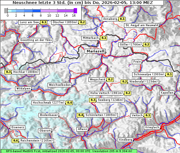 Neuschnee, 5. 2. 2026