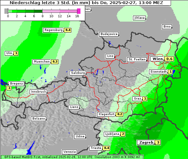 Niederschlag, 27. 2. 2025