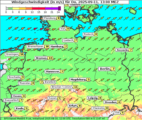 Wind, 11. 9. 2025