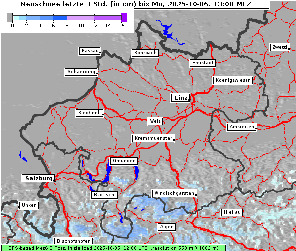 Neuschnee, 6. 10. 2025