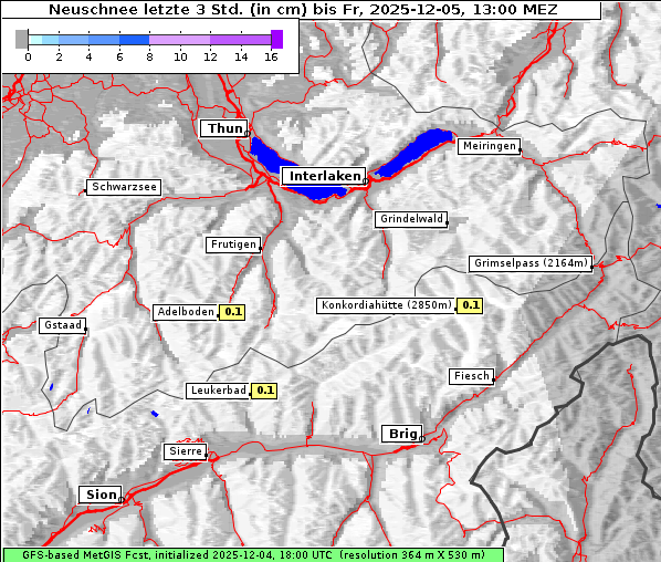 Neuschnee, 5. 12. 2025