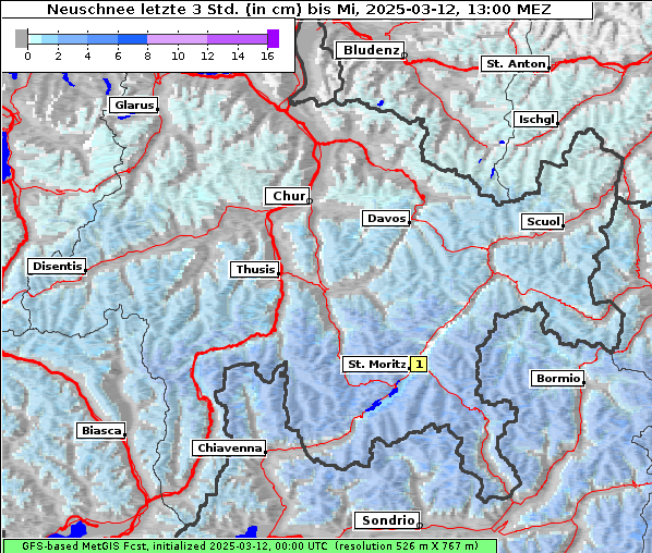 Neuschnee, 12. 3. 2025